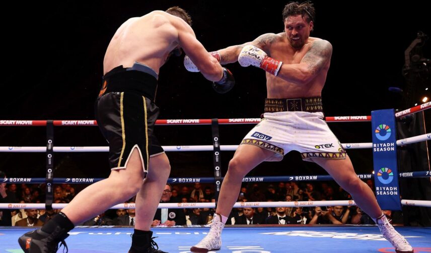 Ołeksandr Usyk i Rico Verhoeven