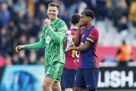 Wojciech Szczęsny i Lamine Yamal