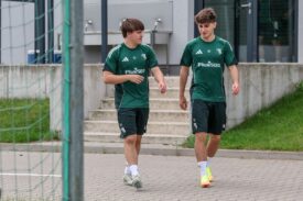 Oliwier Olewiński i Mateusz Szczepaniak