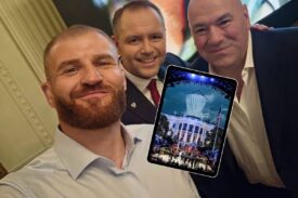 Jan Błachowicz, Karol Nawrocki i Dana White