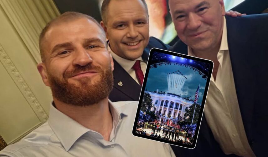 Jan Błachowicz, Karol Nawrocki i Dana White