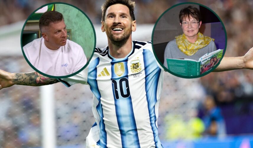 Leo Messi, Mateusz Borek i Krystyna Czubówna