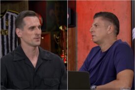 Arkadiusz Milik i Mateusz Borek