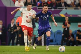 Robert Lewandowski i Leo Messi