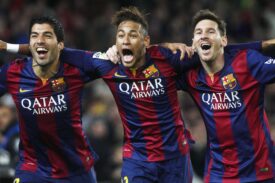 Leo Messi, Luis Suarez i Neymar