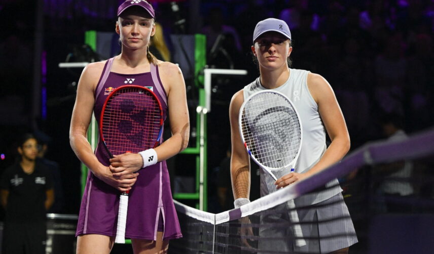 Iga Świątek i Jelena Rybakina