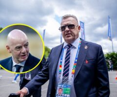 Cezary Kulesza i Gianni Infantino