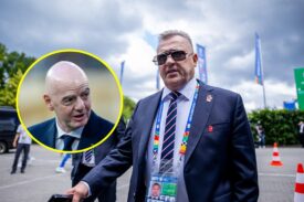 Cezary Kulesza i Gianni Infantino