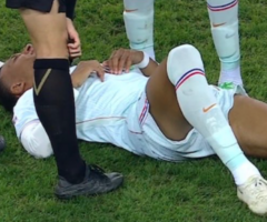 Kylian Mbappe kontuzja