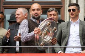 Pep Guardiola i Robert Lewandowski